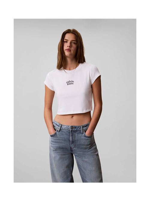 ss seasonal logo baby tee CALVIN KLEIN JEANS | LV047G828GYAF